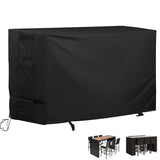 Starcrew Bar Height Patio Set Cover for 7 Pieces Patio Bar Dining Table and Chairs Set, Patio Bar Set Cover for 6 Person-Outdoor