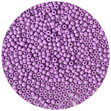 Bala&Fillic Purple Color 4mm Seed Beads About 1200pcs/100Grams in Bag, 6/0 Glass Craft Beads for Making Bracelet and Necklace (P
