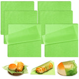 Estune 240 Pcs 7 x 7 Inch Deli Paper Sheets Sandwich Dry Wax Paper Oil Proof Food Basket Liners Food Wrapping Sheets for Bread, 