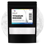Rolio Pure Titanium Dioxide Powder, 1lb (454g) Bag - Whitening Colorant for Soap Dye, Sunscreen and Lotion, Epoxy Resin, Candles