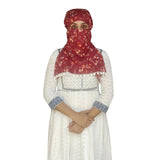 Switchon Export Quality Cotton Innovative Scarf Cum Hijab With Adjustable Closer Hook And Loop Tape (Multi1)