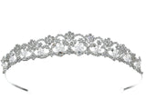SAMKY Bridal Wedding Tiara Rhinestone Crown Crystal Headpiece Brides Hair Accessories