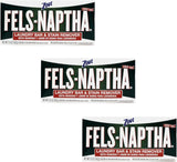 Fels Naptha Laundry Bar and Stain Remover, 5.5 Ounce Pack of 3
