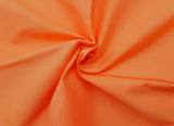 Plain Solid Cotton Lawn 5-Yards 44 inches Wide Cut Fabric Solid Dyed Material DIY Craft (180 x 44 inches, Orange)