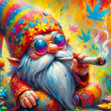 DIYCYCY Gnome 5D Diamond Painting Kits for Beginners,DIY Round Diamond Art Kits for Adults,Full Drill Diamond Dots Paintings Pic