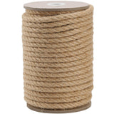 PerkDecor Jute Rope 10MM x 100FT Heavy Duty and Thick Twine Rope for Crafts Projects Gardening Bundling Cat Scratcher Scratching