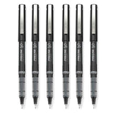 Pilot Precise V7 Stick Rolling Ball Pens Fine Point, Black Ink, 6 Pack