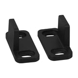 National Hardware N700114 Interior Sliding Barn Door Hardware Double Floor Guide, 1 3/4 in, Matte Black
