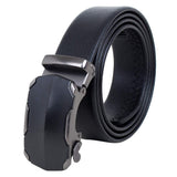 Zacharias MenS Faux Leather Belt With Autolock Buckle Tai47 (Black, 5Xl) (Pack Of 1)