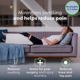 PureComfort - Adjustable Leg, Knee, Ankle Support and Elevation Pillow | Surgery | Injury | Rest | (Short)