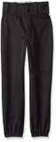 Alleson Athletic Youth Elastic Bottom Baseball Pant Black X-Small