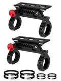 ZIDIYORUO 2PCS UTV Fire Extinguisher Mount Kits, Quick Release Roll Bar Fire Extinguisher Holder Fit for 1.75-2 Roll Cage, Compa