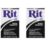 Rit AllPurpose Powder Dye, Black (2 pack)