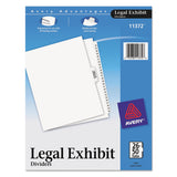 Avery 11372 AveryStyle Legal Side Tab Dividers, 25Tab, 2650, Letter, WE, 25/Set, Carton of 12 sets