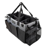 Zyno Moon Wearable Cleaning Caddy Bag with Spill Protection Liner, A Large Organizer Tote for Cleaning Supplies with Strap and H