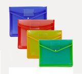 10Pack Plastic File Folders, A3 Size Poly Envelopes, Expanding Document Organizer With Snap Button Closure And Label Pocket, Wa