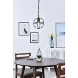 Living District Indoor Modern Home Decorative Bright Ceiling Octavia 1 Light Dark Brown Pendant