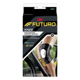 FUTURO Performance Compression Knee Support, Ideal for Everyday Activities, One Size Black