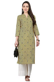 Gosriki Women'S Kurta (Kur190060-Xl_Mehandi Green X-Large),Mehandi Green,,B07R4FDPSP