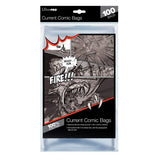 Ultra PRO Current Size 67/8 x 101/2 Comic Bags (100 Count Pack), Small, Clear