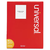 Universal 80109 Laser Printer Permanent Labels, 8 1/2 x 11, White, 100/Box
