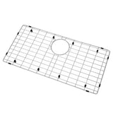 Zeesink Kitchen Sink Grid,27 1/2 X 13 1/2 Sink Protectors for Kitchen Sink,Stainless Steel Sink Grate with Rear Drain