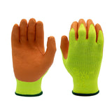 SHOWA Atlas 317 Original 1994 Crinkle Grip Work Gloves, Natural Latex Palm, Heavy Duty 10-Gauge for Construction, Landscaping, G