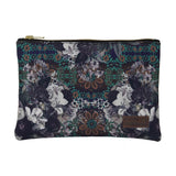 Fatfatiya Abstract Flower Handmade Multipurpose Utility Pouch With Zip Clouser For Women & Girls, Ideal For Daily Use & Travel, 