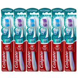 Colgate 360 Enamel Health Sensitive Toothbrush, Compact Head, Extra Soft Pack of 6