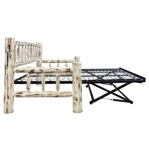 Montana Woodworks Collection Day Bed With Pop Up Trundle, Ready To Finish