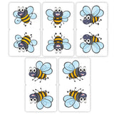 woopme 5 PCs Bee Magnetic Bookmark for Students Kids Book Lovers Readers Gift Magnetic Page Clips Folding