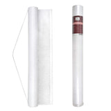 White Wedding Aisle Runner - Professional-Grade Nylon, Includes Tape Double-Sided Adhesive - Disposable Scroll Pattern Runner Gr