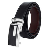 Zacharias MenS Pu Leather 35 Mm Reversible Belt Sl08 (Black_3Xl) (Pack Of 1)