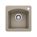 Blanco Diamond Bar Sink Silgranit - Truffle
