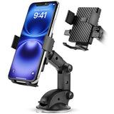 TSAKBAM Phone Holders for Your Car, Car Phone Holder Mount, Universal Adjustable Dashboard Cell Phone Holder for All iPhone Andr