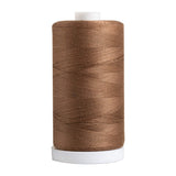 Connecting Threads Brown 100% Cotton Thread for Sewing, Quilting, and Crafting - 50-Weight - 1200 Yard Large Spool (Brown)