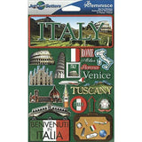 Reminisce Jet Setters 3D Sticker. This package contains one 7.5 inch x 4.5 inch selfadhesive sticker sheet. Sold separately. Ma