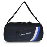 JagerSmith Gb 900 Multipurpose Gym Bag With Shoe Compartment (Black, White & Blue)