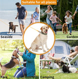 Dog tie Out Cable, 10/20/25/30/50/70/100 feet, Suitable for Dogs up to 350 pounds, Dog Cable with Swivel Buckle, Lightweight, No