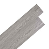 vidaXL Flooring Planks Dark Grey 54.03 ft 36 pcs PVC
