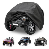 Strifuture Kids Car Cover - Ride-On Car Truck Cover Waterproof, 420D Kids Ride on Toys with Adjustable Drawstring & Safety Buckl