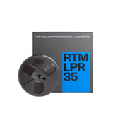 RTM Long Play Recording LPR 35 inch - Reel to Reel Magnetic Tape for Audio Recording - 885 ft Trident Plastic Reel - 5 inch Dia