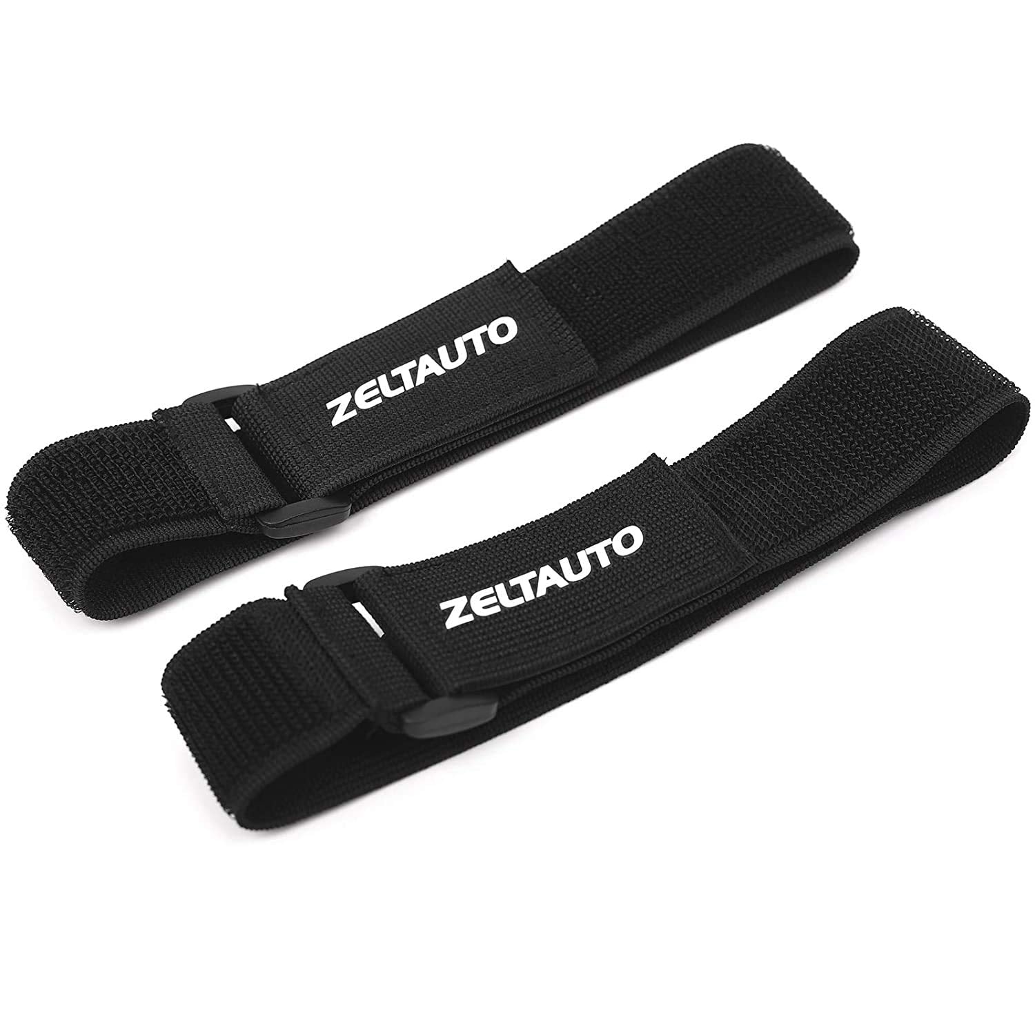 Zeltauto Elastic Cinch Straps Hook Loop Cable Ties for Securing & Organizing Cables Extension Cords Ropes Hoses Bike RV, Reusabl