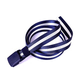 Romp Fashion Unisex Blue And White Nylon Military Tactical Belt