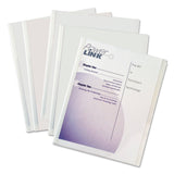 CLine Versatile Report Covers, 8 1/2 x 11, Clear, Box of 50