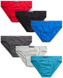 U.S. Polo Assn. Mens Underwear 6 Pack Low Rise String Bikini Briefs (SXL), Size XLarge, Heather GreyRedTealBlack