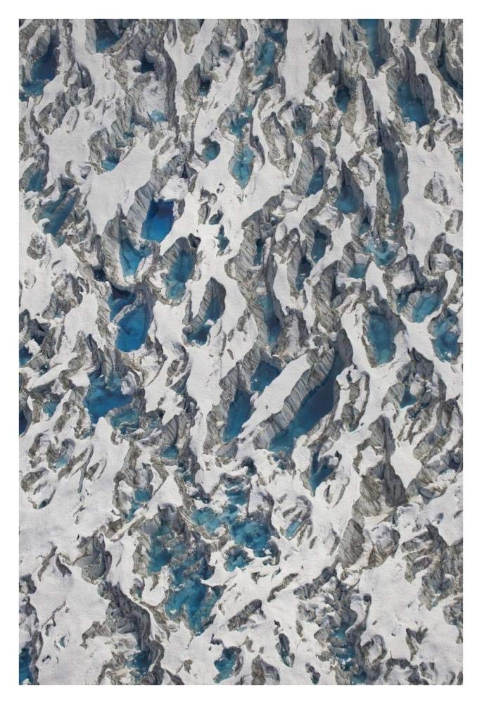 Meltwater Lakes On Hubbard Glacier, Wrangell-St. Elias National Park, Alaska-Paper Art-26,,X38,,