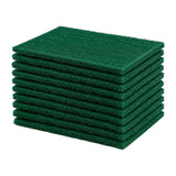 Ecommer Green Scrubber Pads, NonScratch Cleaning Pads for Kitchen Utensils & Cookware (Large Size) Pack of 10