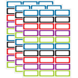 Ashley Productions Die-Cut Magnetic Foam Assorted Color Labels/Nameplates, 30 Per Pack, 3 Packs