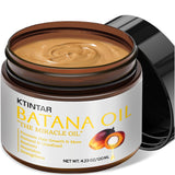 Ktintar 100% Natural Raw Batana Oil for Hair Growth, Unrefined & Organic Dr Sebi Hair Growth Oil From Honduras, Prevents Hair Lo